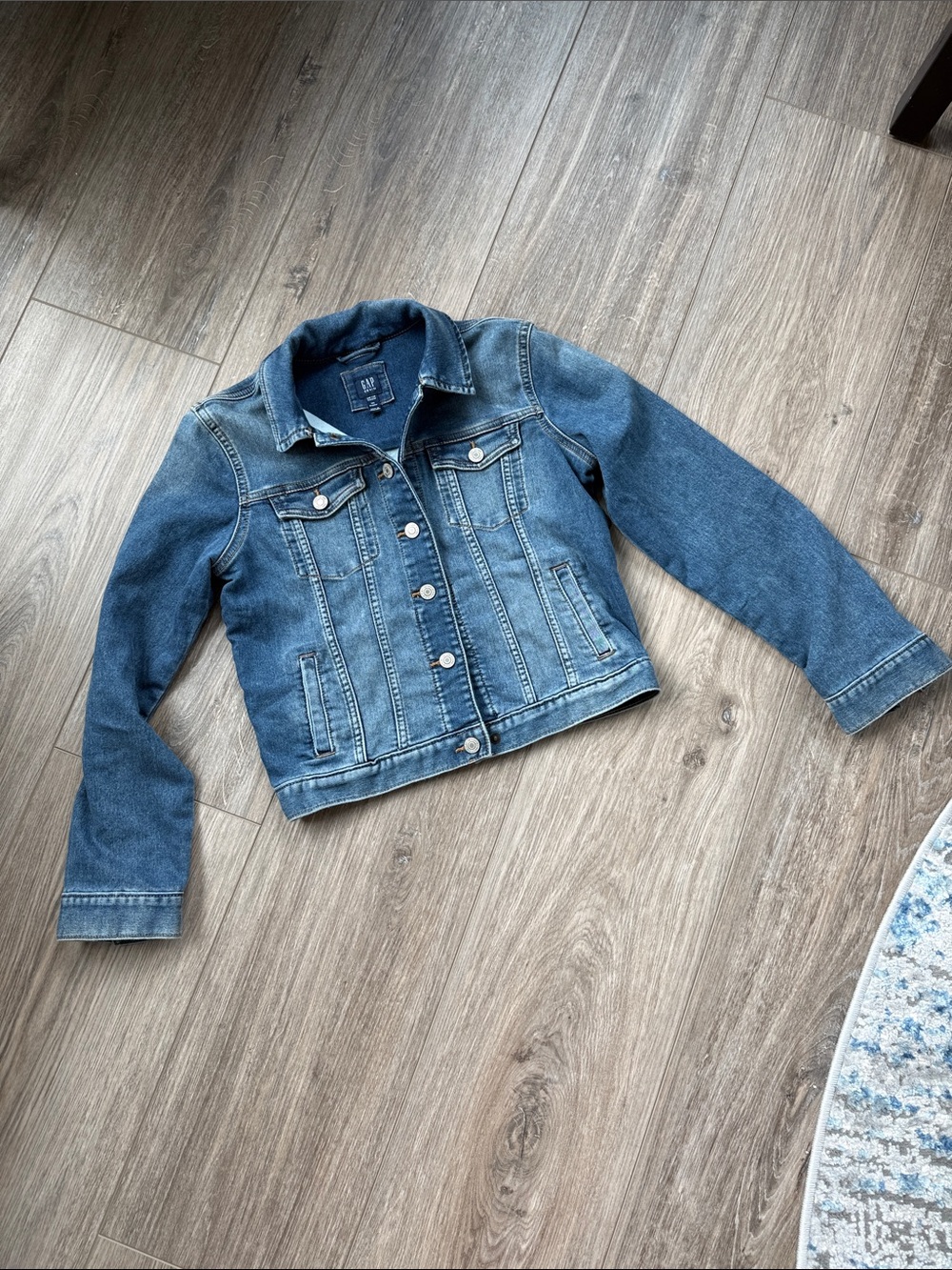 GAP Kids Classic (Super Soft) Denim Jacket in Medium Blue - Never Worn